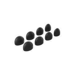 Loop Dream™ Foam-Silicone Ear Tips - Black (Mixed Sizes)